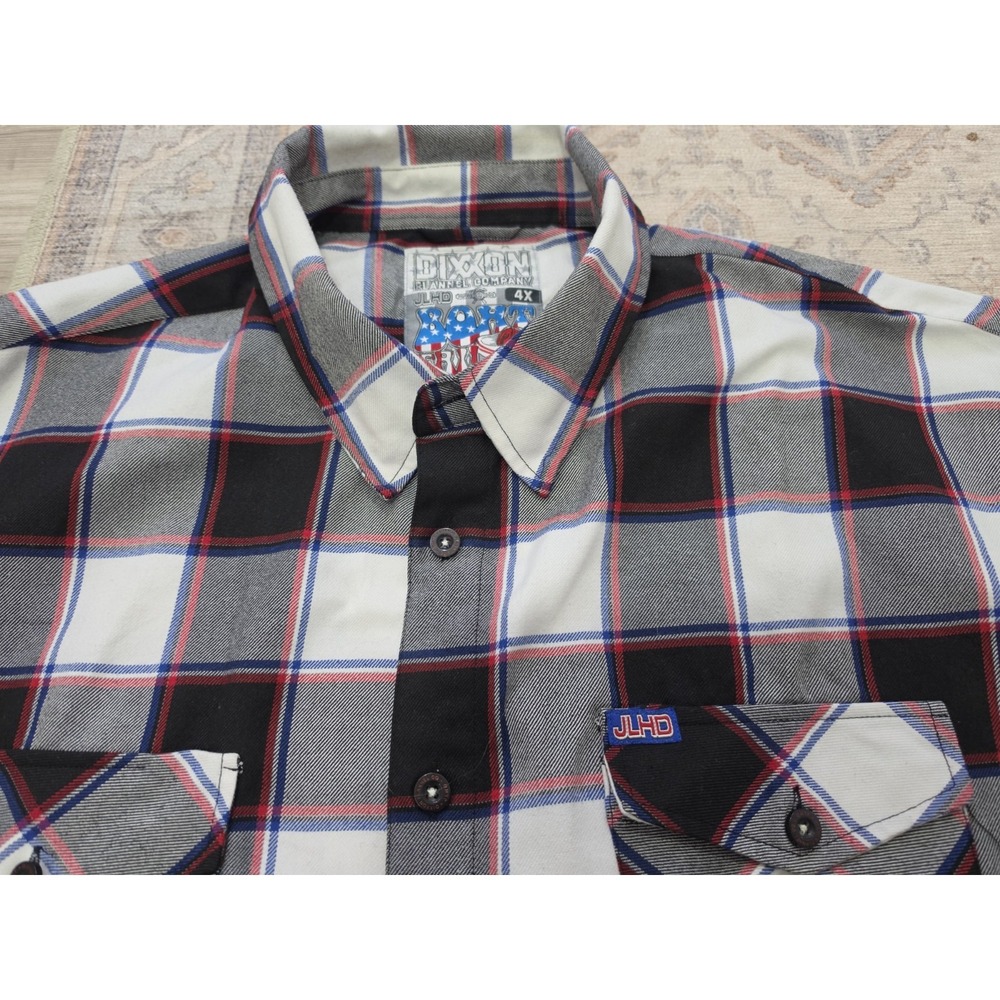Dixxon Flannel Shirt Mens Plaid 4X